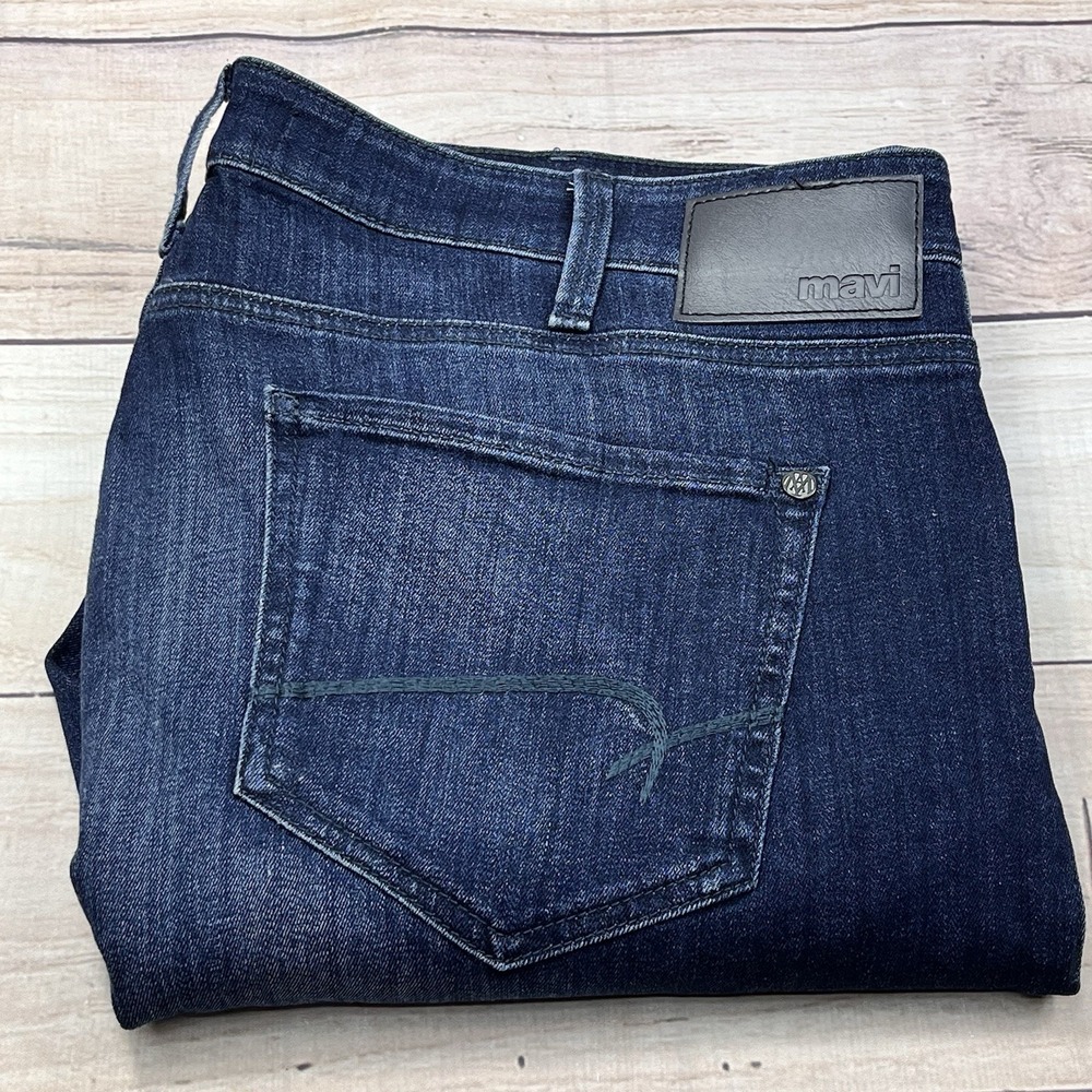 Mavi‎ Jake Slim Leg Men's Blue Cotton Blend Stretch Denim Jeans Pants Sz 40x32 - Picture 8 of 8